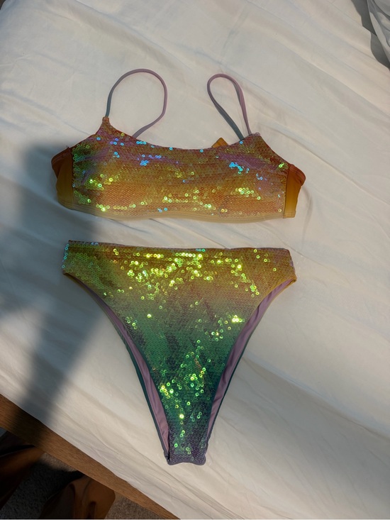 Gianni Bini Other - Gianni Bini Sequin Bikini Set Size Medium